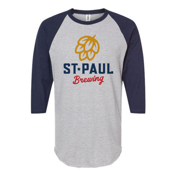 Tultex - Unisex Fine Jersey Raglan T-shirt - Printed Logo Thumbnail