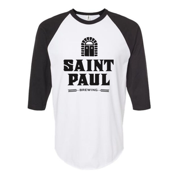 Tultex - Unisex Fine Jersey Raglan T-shirt - Printed Logo Thumbnail