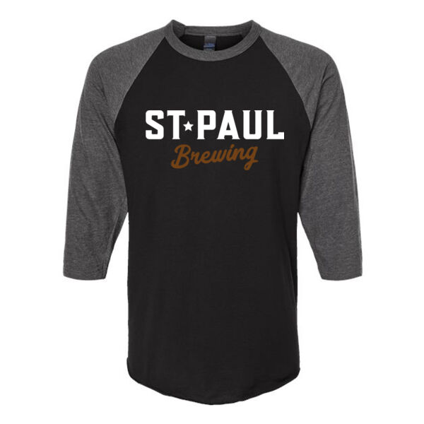 Tultex - Unisex Fine Jersey Raglan T-shirt - Printed Logo Thumbnail