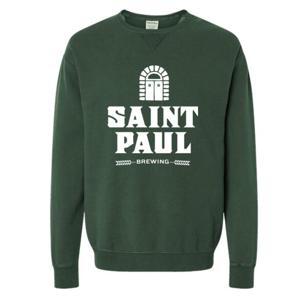 ComfortWash by Hanes - Garment-Dyed Unisex Crewneck Sweatshirt - Printed Logo Thumbnail