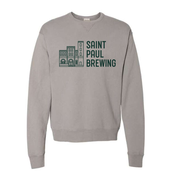 ComfortWash by Hanes - Garment-Dyed Unisex Crewneck Sweatshirt - Printed Logo Thumbnail