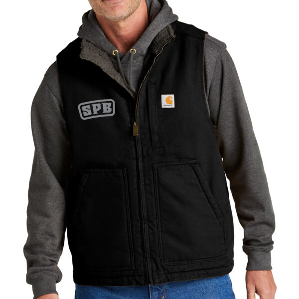 Carhartt® Sherpa-Lined Mock Neck Vest - Embroidered Logo Thumbnail
