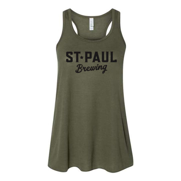 BELLA + CANVAS - Women's Flowy Racerback Tank - Printed Logo Thumbnail