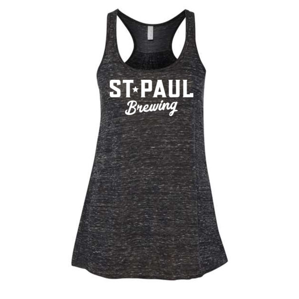 BELLA + CANVAS - Women's Flowy Racerback Tank - Printed Logo Thumbnail