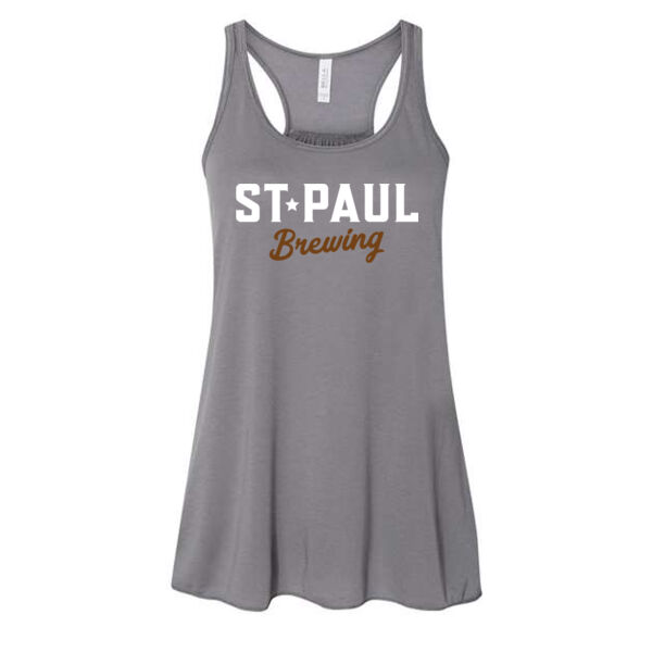 BELLA + CANVAS - Women's Flowy Racerback Tank - Printed Logo Thumbnail