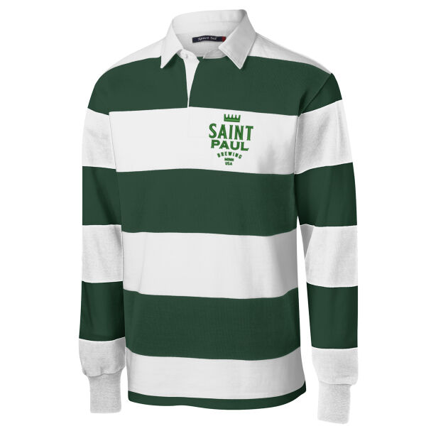 Sport-Tek Classic Long Sleeve Rugby Polo - Embroidered Logo Thumbnail