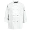 Eight Knot Button Chef Coat with Thermometer Pocket Thumbnail