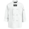 Eight Knot Button Chef Coat with Thermometer Pocket Thumbnail