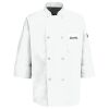 Button Chef Coat with Thermometer Pocket Thumbnail