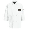 Button Chef Coat with Thermometer Pocket Thumbnail