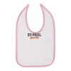 Infant Contrast Trim Premium Jersey Bib Thumbnail