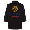 Ten Pearl Button Black Chef Coat Thumbnail